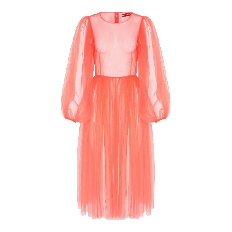 Molly Goddard Areesha dress soft tulle (pink) Tulle A-line Dress