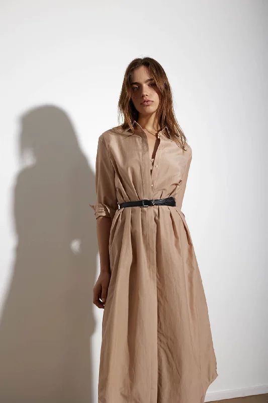 CITY SHIRTDRESS DUNE Short Sleeve Shirt Dress