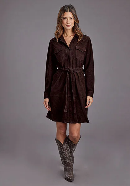 Stetson Chocolate Lamb Shirt Dress Simple Shirt Dress