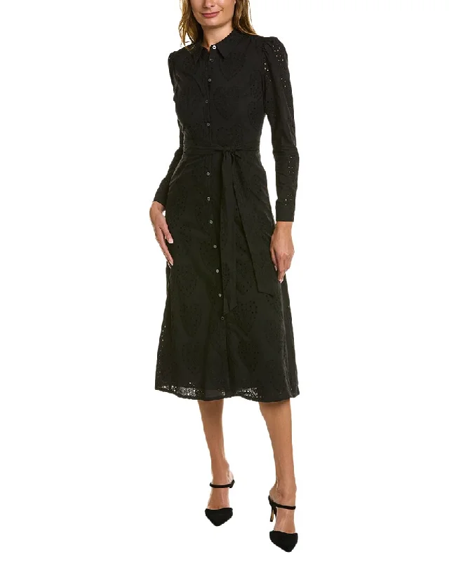 Boden Broderie Midi Shirtdress Trendy Midi Skirt